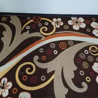 دوتا فرش ۹متری کارکرده و کمد کودک ۱میلیون ۵۰۰