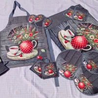 سرویس آشپز خانه در طرح ومدل مختلف|سفره، حوله، دستمال آشپزخانه|رشت, یخسازی|دیوار