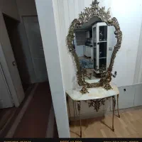 اینه و شمعدان تمام برنز اصل