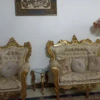 مبل سلطنتی ۷نفره|مبلمان خانگی و میز عسلی|چهاردانگه (تهران), |دیوار