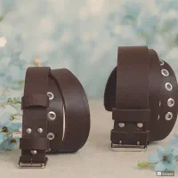 کمربند دو شاخ چرمی