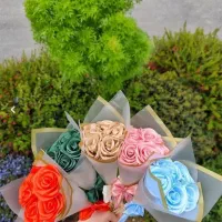 دسته گل روبانی هدیه روز دختر و روز معلم