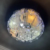 لوستر گرد فوق العاده تمیز و سالم