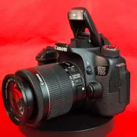 دوربین عکاسی کارکرده 70D لنز ۱۸.۱۳۵ و ۵۰ f1/8