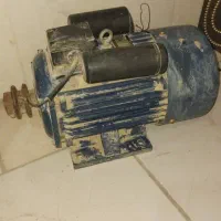 سنگ فرز بزرگ و الکتروموتور تکفاز 3اسب 1400دور