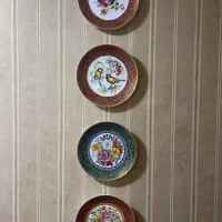 چهار عدد بشقاب دیواری چینی درجه یک