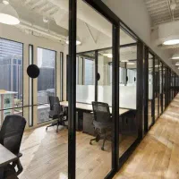 انواع شیشه سکوریت پارتیشن نرده شیشه رنگی دوجداره