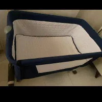 تخت کنار مادر رنگ طوسی در حد نو