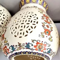 ۲ لوستر دیواری ۵ حباب فانوسی ۳ لوستر چوبی...|لوستر و چراغ آویز|شیراز, لاله|دیوار