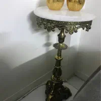 مینی بوفه برنجی پایه و میز برنجی|بوفه، ویترین، کنسول|تهران, آهنگ|دیوار