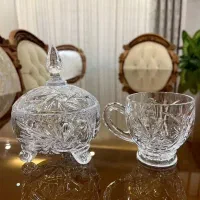 حراج سرویس خورشیدی و انواع فنجان و قندان کریستال|حراج|مشهد, سناباد|دیوار