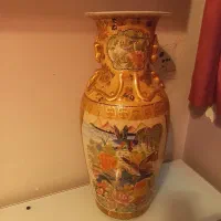 گلدان چینی با سبک ساتسوما ژاپنی (Satsuma Style)