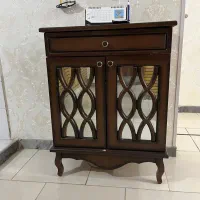 جا کفشی طرح خاص  زیبا کاملا سالم و میز تلویزیون ست|جاکفشی، کمد، دراور|کرج, گلشهر|دیوار