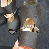 فروش یک جفت کفش مجلسی مشکی|کیف، کفش، کمربند|شیراز, پودنک|دیوار