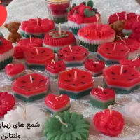 شمع یلدای وولنتایین بسیار زیبا|صنایع دستی و سایر لوازم تزئینی|گرگان, |دیوار