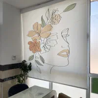 پرده زبرا|پرده، رانر، رومیزی|تهران, چیتگر شمالی|دیوار