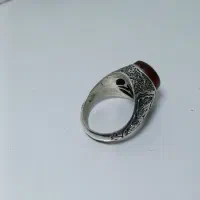 انگشتر نقره عقیق سرخ یمن طبیعی|جواهرات|تهران, امام زاده حسن|دیوار