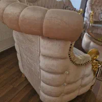 مبل نیم ست با میز وسط و شیشه|مبلمان خانگی و میز عسلی|کرج, فاز ۱ مهرشهر|دیوار