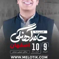 بلیط شبی با حامد آهنگی در اصفهان