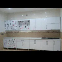 کابینت آماده بدنه فلزی در چوبی ۶ متری کامل|مصالح و تجهیزات ساختمان|ساوه, |دیوار