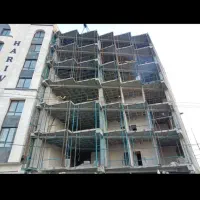 جوش ونصب والپست ونمای ساختمان راه پله