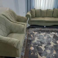 یک دست مبل هفت نفره کار کرده|مبلمان خانگی و میز عسلی|علی‌آباد کتول, |دیوار