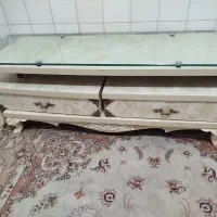 میز تلوزیون وسه تا پرده کرکره ای سالم وتمیز|میز تلویزیون|تهران, آذری|دیوار