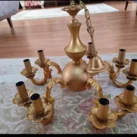 خرید فروش لوستربرنز واینه کنسول بوفه ولوازم مسی|لوستر و چراغ آویز|تبریز, |دیوار