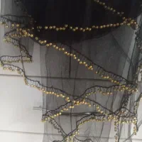 لباس کوردی سیاه اتوبانی سنگ دار همراه بالچکه سیاه|لباس|سقز, |دیوار