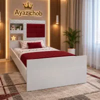 تخت خواب تک نفره مدل تاقچه ای
