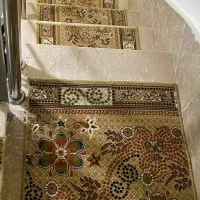 گلیم پله ۱۰عدد.جلومبلی عسلی.فرش