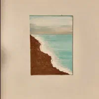 تابلو دریای تکسچر برجسته