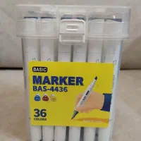 ماژیک 36 رنگ دو سر بیسیک