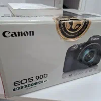 دوربین کنون 90Dبا لنز۱۸-۵۵،رم۱۲۸،باطری زاپاس و کیف|دوربین عکاسی و فیلمبرداری|قم, در بهشت|دیوار