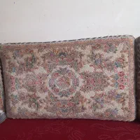 پشتی پنبه ای گل برجسته|پشتی|دهگلان, |دیوار