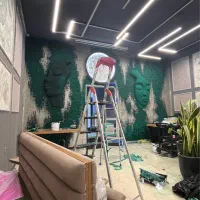 اجرای میکروسمنت و پتینه و نقاشی روی دیوار|خدمات پیشه و مهارت|تهران, تهرانپارس غربی|دیوار