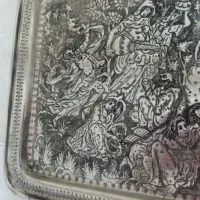 سینی ورشو بزرگ|کلکسیون اشیاء عتیقه|بروجرد, |دیوار