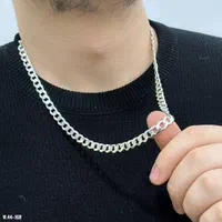 زنجیر نقره مردانه مدل کارتیر عیار ۹۲۵ (ایتالیایی)