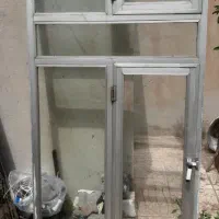 درب وپنجره المینیوم ضخیم باشیشه|مصالح و تجهیزات ساختمان|مشگین شهر, |دیوار