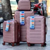 چمدان شرکتی آستر کرم مشکی نوار شکلاتی با کاور آک|کیف، کفش، کمربند|تهران, مظاهری|دیوار