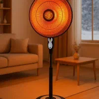 پنکه هیتر بخاری برقی تابشی پنکه ای هالوژنی ایستاده