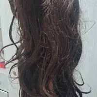 کلاه گیس خرمایی رنگ نو