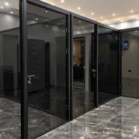 پارتیشن شیشه ای درب اتوماتیک شیشه میرال