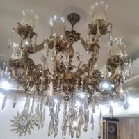 بهترین خریدوفروش لوستر بوفه اینه شمعدان برنج برنز