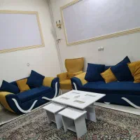 مبل هفت نفره به همراه جلو مبلی|مبلمان خانگی و میز عسلی|کرمان, |دیوار