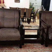 مبل ۹ نفره با سه تا عسلی و یه جلو مبلی|مبلمان خانگی و میز عسلی|آمل, |دیوار