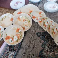 ملامین قدیمی عتیقه با یخدان ترکه ای و بستنی خوری|کلکسیون اشیاء عتیقه|فولادشهر, A4|دیوار
