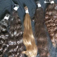 موهای خام ورنگ شده