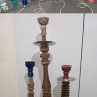 قلیان دوسیب راه افتاده با انواع سری رنگی