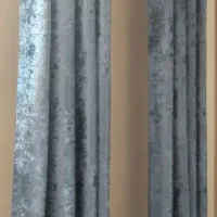 پرده پانچ مخمل پتینه طرح شکسته|پرده، رانر، رومیزی|گنبد کاووس, |دیوار